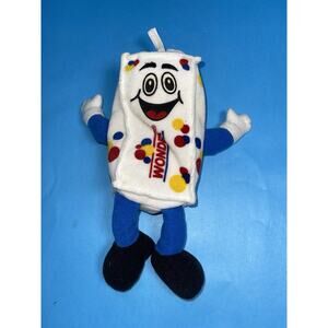 Vintage 1998 Wonder Bread Freddy The Fresh GUY Limited Edition Plush Bean Bag